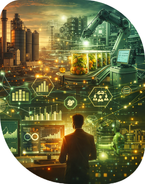 From energy to food end-to-end digital transformation.